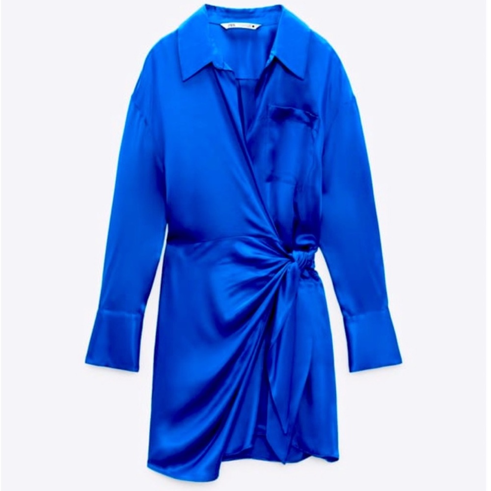 Gorgeous Zara satin dress NWT